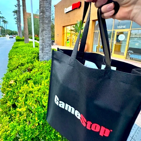 Exclusive GameStop Tote. Eco Friendly Gamestop shopping bag. Gaming Fashion - Picture 3 of 4